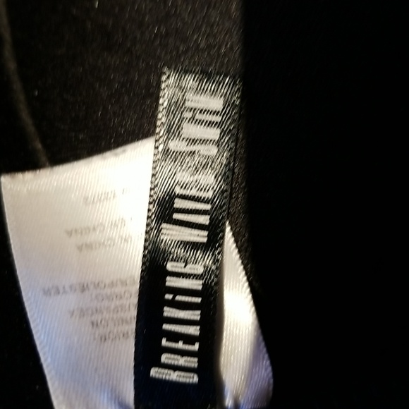 Tie Neck and slide clasp back push up blue white pink floral swim top EUC szXL - Picture 4 of 5